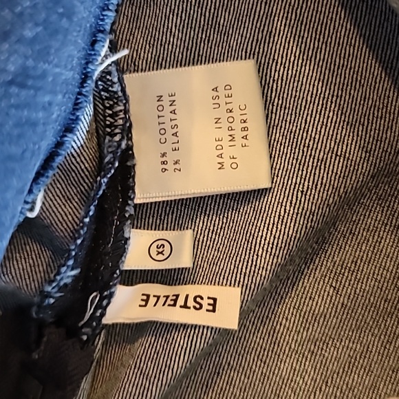 NWT GRLFRND "Estelle" Denim Dress - size XS - Picture 9 of 10